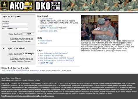 akolinks|login.us.army.mil.